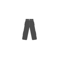 pantalones icono vector logo diseño ilustración