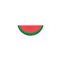watermelon icon vector logo illustration