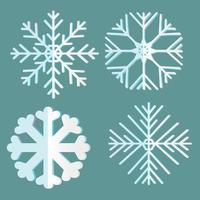 Snowflake set. New Year. Winter. Christmas. vector