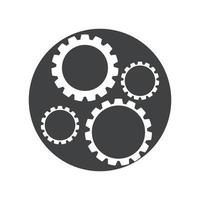 Gear Logo Template vector icon illustration design