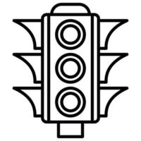 traffic lights as a vehicle road controller vector