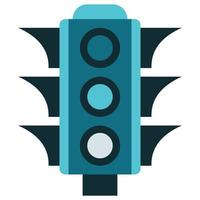 traffic lights as a vehicle road controller vector