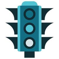 traffic lights as a vehicle road controller vector