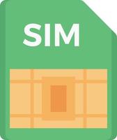 sim card vector illustration on a background.Premium quality symbols.vector icons for concept and graphic design.