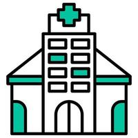 large building for public health services vector