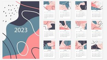 calendar for 2023 year vector