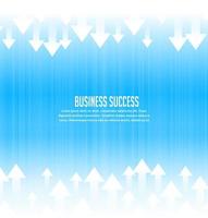 upward rising leading arrows for business growth concept vector