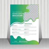 Healthcare Medical flyer design template vector