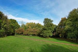 Most Beautiful View of British Public Park at England photo