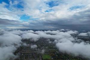 Most Beautiful Clouds and Sky over the London Luton City of England UK photo