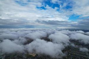 Most Beautiful Clouds and Sky over the London Luton City of England UK photo