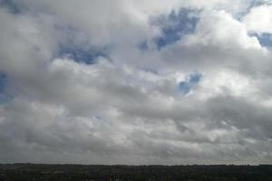 Most Beautiful Clouds and Sky over the London Luton City of England UK photo