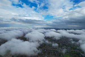 Most Beautiful Clouds and Sky over the London Luton City of England UK photo