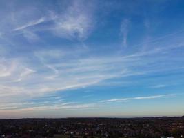 Most Beautiful Clouds and Sky over the London Luton City of England UK photo