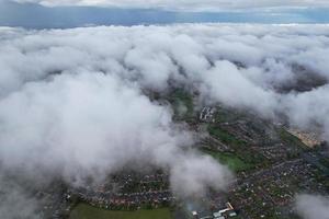 Most Beautiful Clouds and Sky over the London Luton City of England UK photo