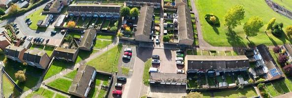 Gorgeous Aerial View of British Town, Drone's High Angle Footage photo