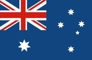 bandera de australia vectores