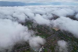 Most Beautiful Clouds and Sky over the London Luton City of England UK photo