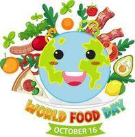 World Food Day Banner Design vector