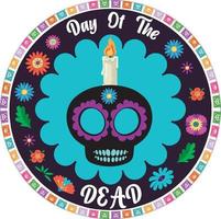 Day of the Dead banner design vector