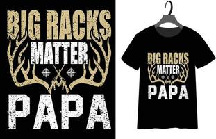 Best father's day hunting t-shirt design vector