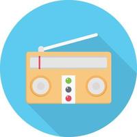 radio vector illustration on a background.Premium quality symbols.vector icons for concept and graphic design.