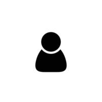 Account simple flat icon design vector