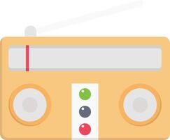 ilustración de vector de radio en un fondo. símbolos de calidad premium. iconos vectoriales para concepto y diseño gráfico.