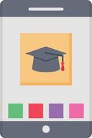 online degree vector illustration on a background.Premium quality symbols.vector icons for concept and graphic design.