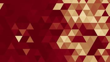 mosaico triangular de fondo geométrico abstracto de patrón poligonal rojo, perfecto para sitio web, móvil, aplicación, publicidad, medios sociales foto