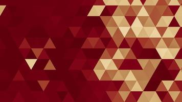 Red polygonal pattern Abstract geometric background Triangular mosaic, perfect for website, mobile, app, advertisement, social media photo