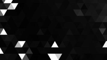 Black and white polygonal pattern Abstract geometric background Triangular mosaic, perfect for website, mobile, app, advertisement, social media photo