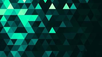 Green polygonal pattern Abstract geometric background Triangular mosaic, perfect for website, mobile, app, advertisement, social media photo