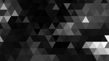 Black and white polygonal pattern Abstract geometric background Triangular mosaic, perfect for website, mobile, app, advertisement, social media photo