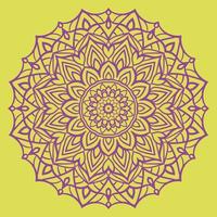 circular mandala pattern vector design element