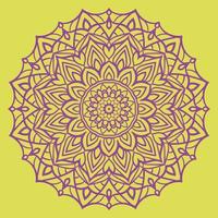 circular mandala pattern vector design element