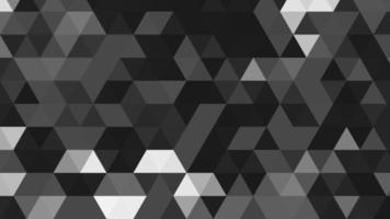 Black and white polygonal pattern Abstract geometric background Triangular mosaic, perfect for website, mobile, app, advertisement, social media photo