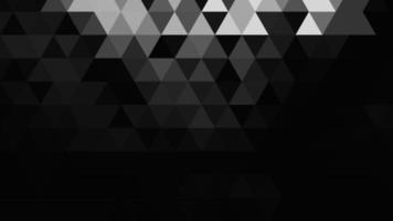 Black and white polygonal pattern Abstract geometric background Triangular mosaic, perfect for website, mobile, app, advertisement, social media photo