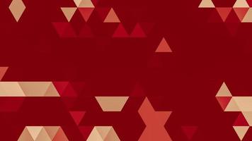 Red polygonal pattern Abstract geometric background Triangular mosaic, perfect for website, mobile, app, advertisement, social media photo