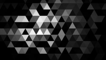 Black and white polygonal pattern Abstract geometric background Triangular mosaic, perfect for website, mobile, app, advertisement, social media photo