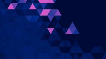 Blue pink polygonal pattern Abstract geometric background Triangular mosaic, perfect for website, mobile, app, advertisement, social media photo