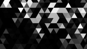 Black and white polygonal pattern Abstract geometric background Triangular mosaic, perfect for website, mobile, app, advertisement, social media photo