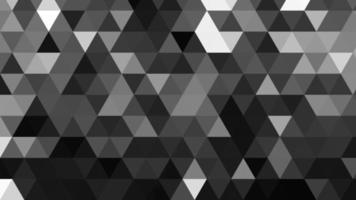 Black and white polygonal pattern Abstract geometric background Triangular mosaic, perfect for website, mobile, app, advertisement, social media photo