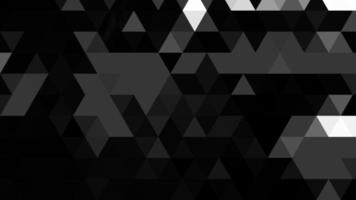 Black and white polygonal pattern Abstract geometric background Triangular mosaic, perfect for website, mobile, app, advertisement, social media photo