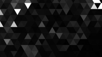 mosaico triangular de fondo geométrico abstracto de patrón poligonal blanco y negro, perfecto para sitio web, móvil, aplicación, publicidad, medios sociales foto