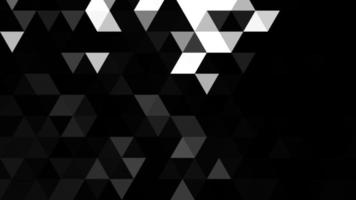 Black and white polygonal pattern Abstract geometric background Triangular mosaic, perfect for website, mobile, app, advertisement, social media photo