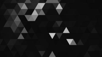 Black and white polygonal pattern Abstract geometric background Triangular mosaic, perfect for website, mobile, app, advertisement, social media photo