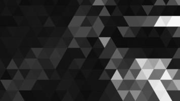 Black and white polygonal pattern Abstract geometric background Triangular mosaic, perfect for website, mobile, app, advertisement, social media photo