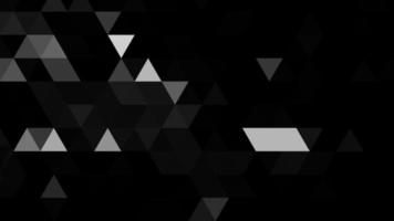 Black and white polygonal pattern Abstract geometric background Triangular mosaic, perfect for website, mobile, app, advertisement, social media photo