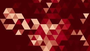 Red polygonal pattern Abstract geometric background Triangular mosaic, perfect for website, mobile, app, advertisement, social media photo
